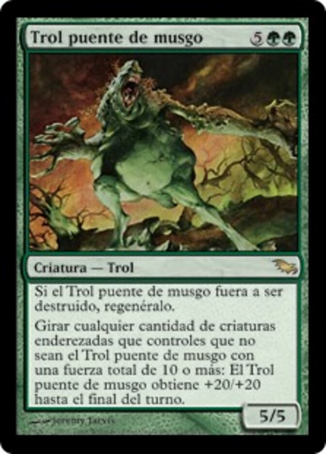 Trol puente de musgo