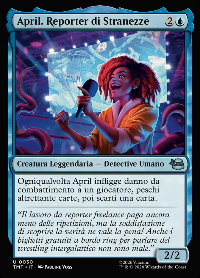 April, Reporter di Stranezze