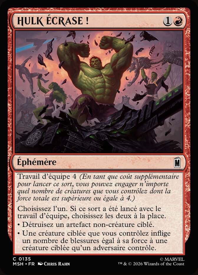 HULK ÉCRASE !