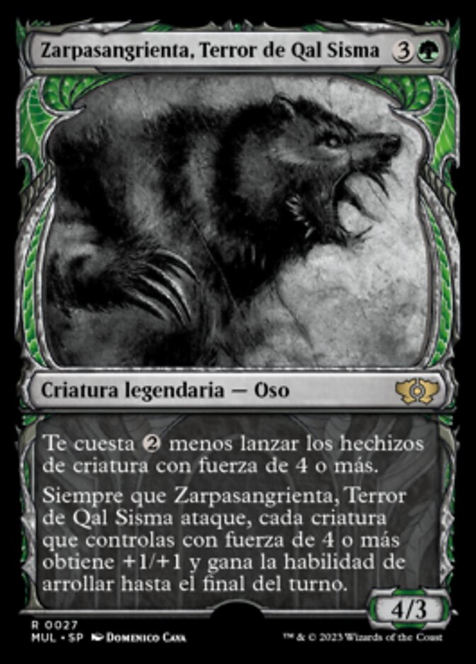 Zarpasangrienta, Terror de Qal Sisma