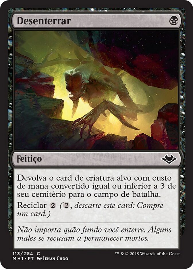 Desenterrar
