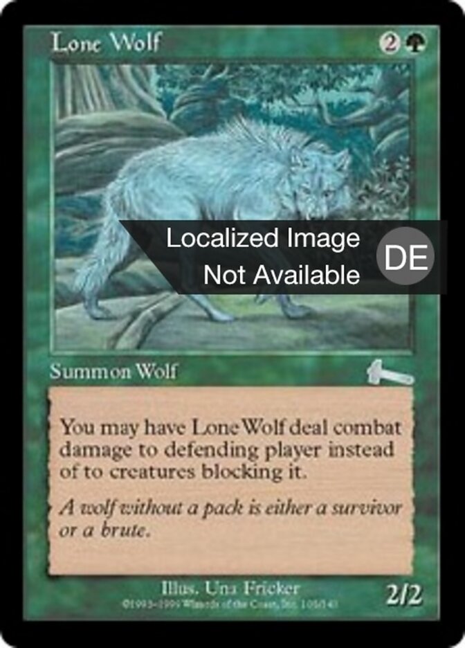 Einsamer Wolf