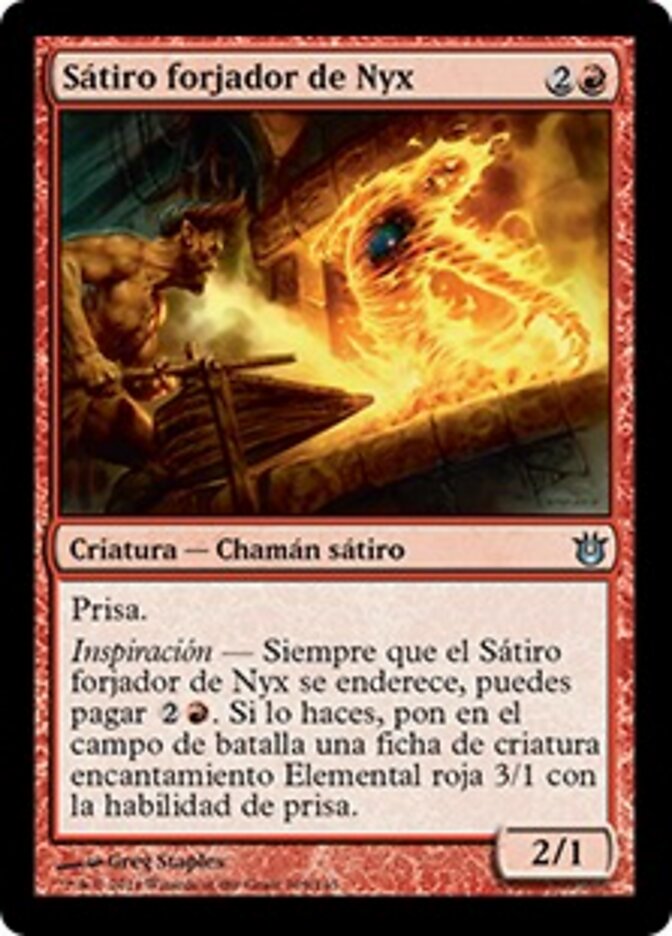 Sátiro forjador de Nyx