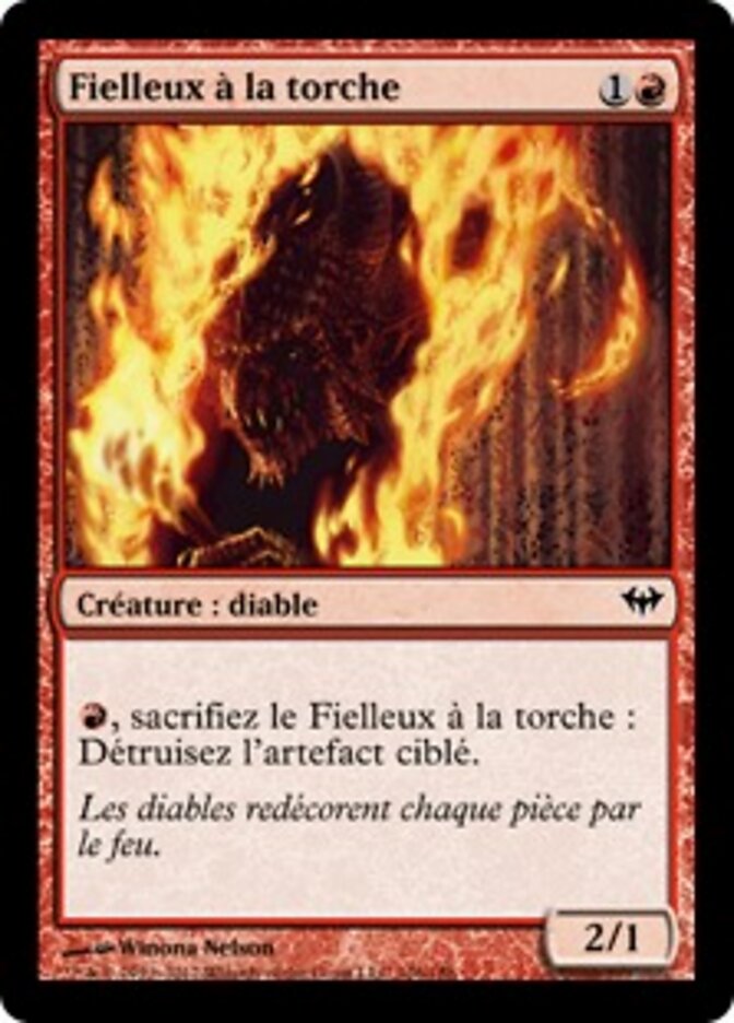 Fielleux à la torche
