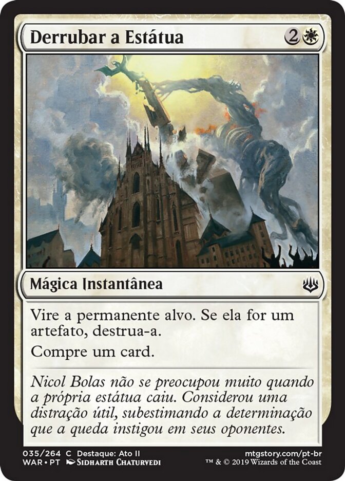 Derrubar a Estátua