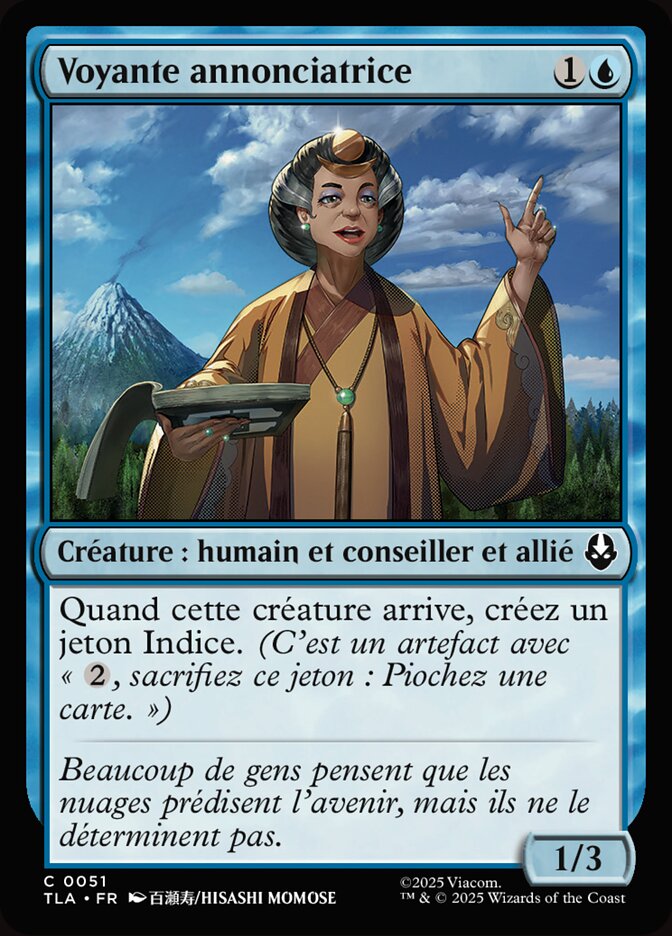 Voyante annonciatrice