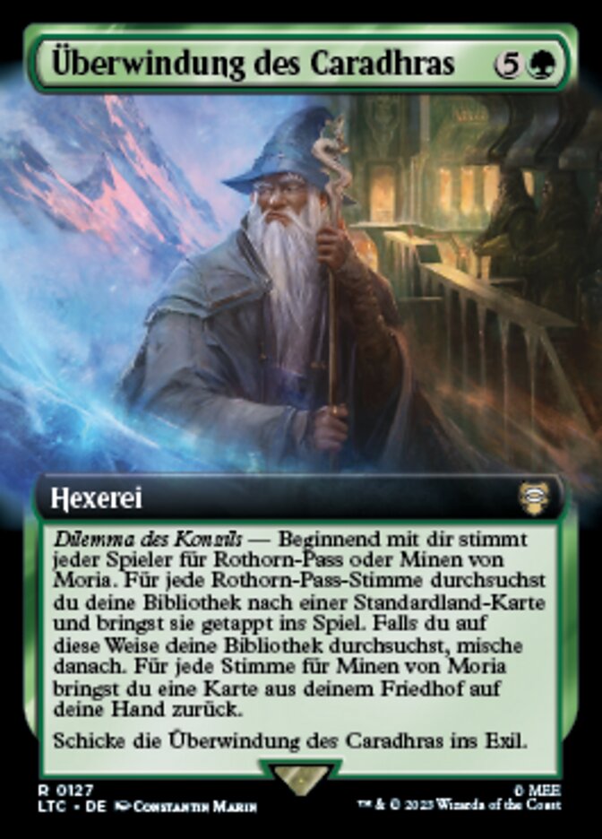 Überwindung des Caradhras