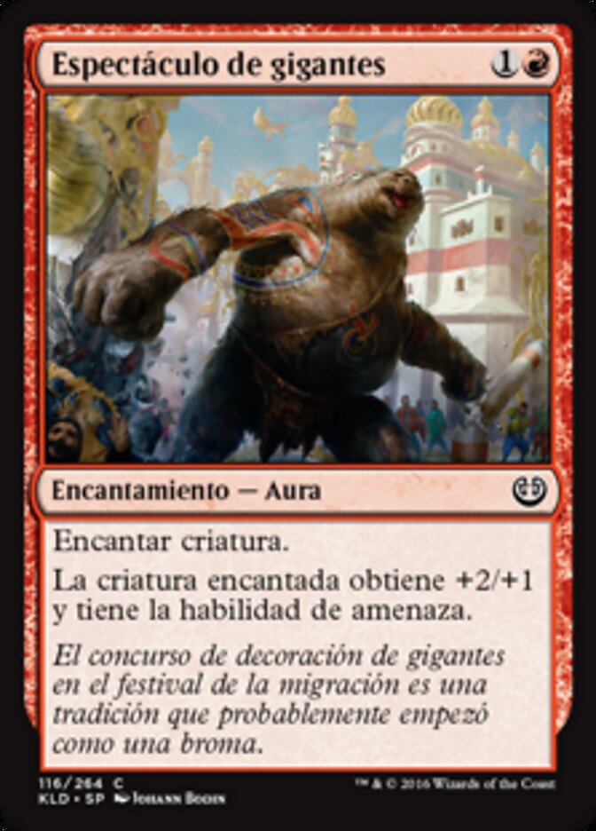 Espectáculo de gigantes