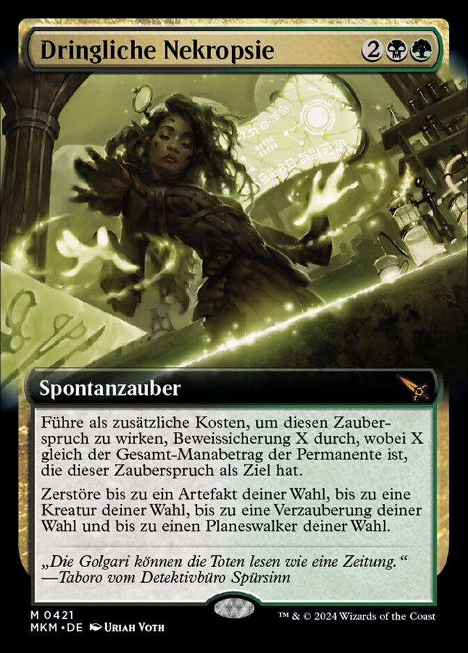 Dringliche Nekropsie