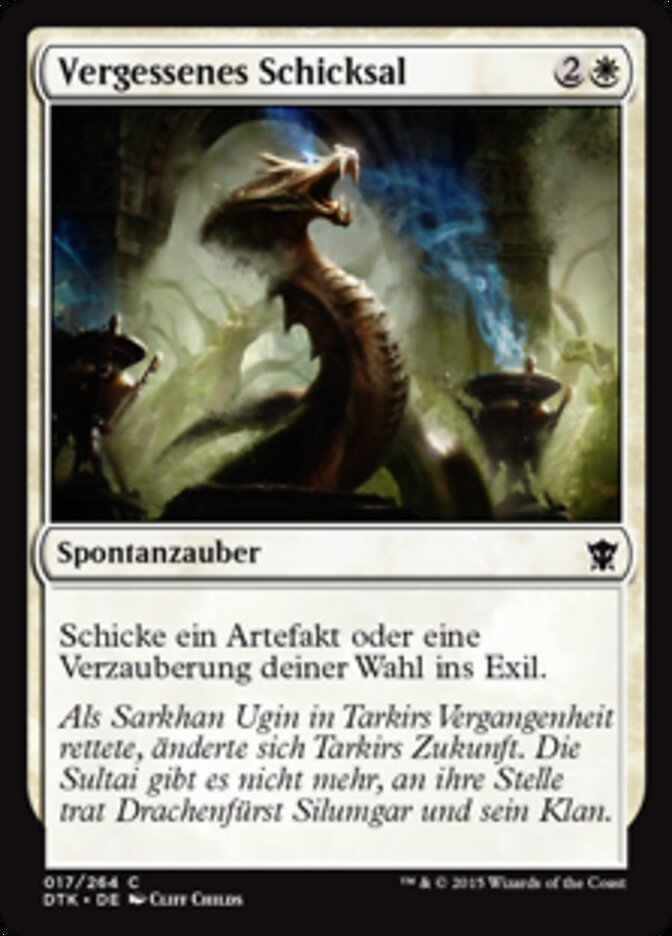 Vergessenes Schicksal