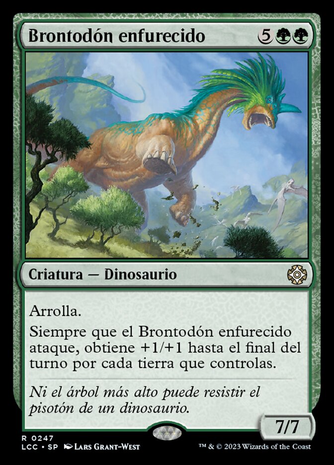 Brontodón enfurecido