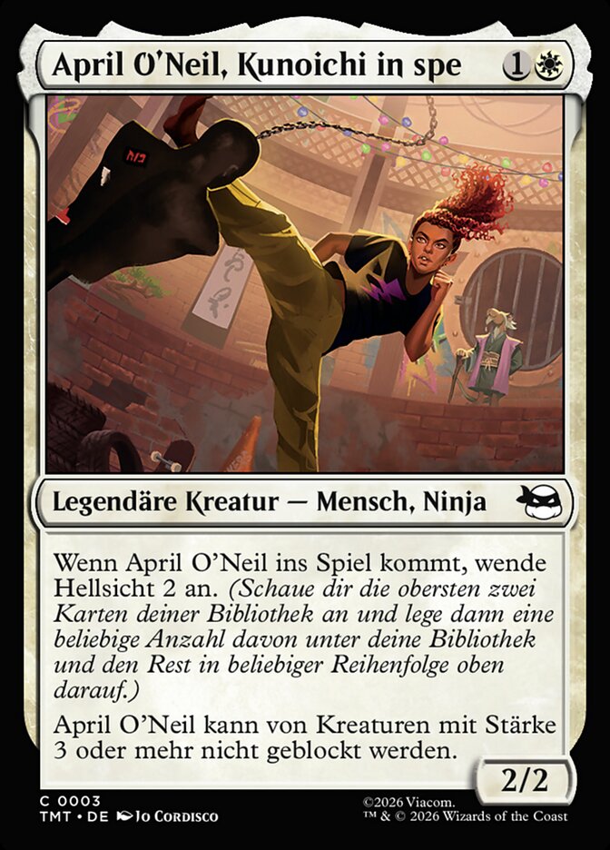 April O'Neil, Kunoichi in spe