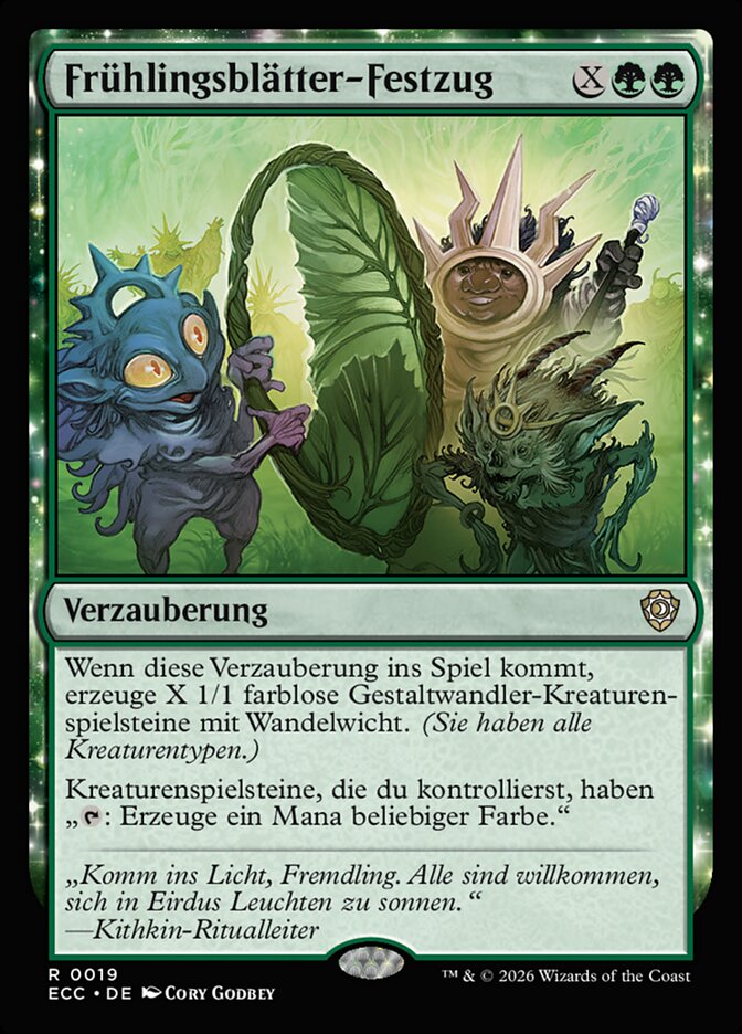 Frühlingsblätter-Festzug