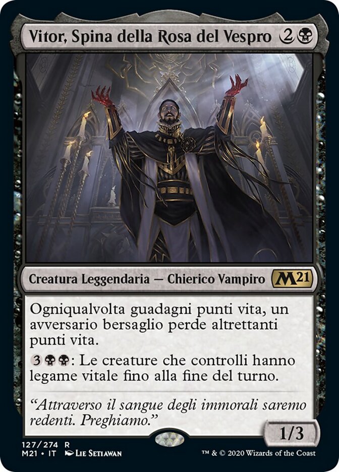 Vitor, Spina della Rosa del Vespro