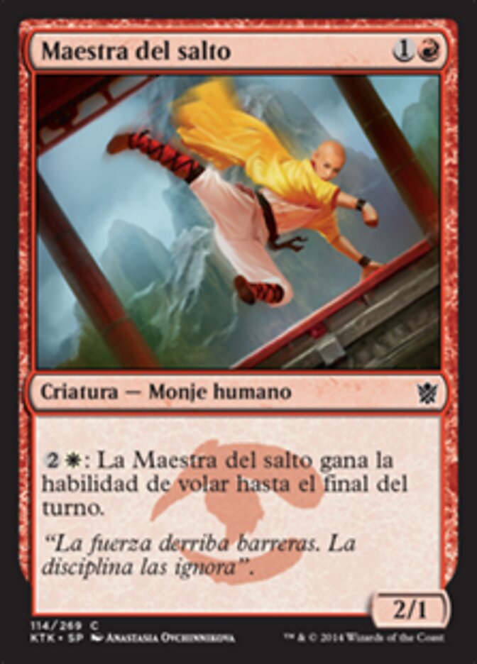 Maestra del salto
