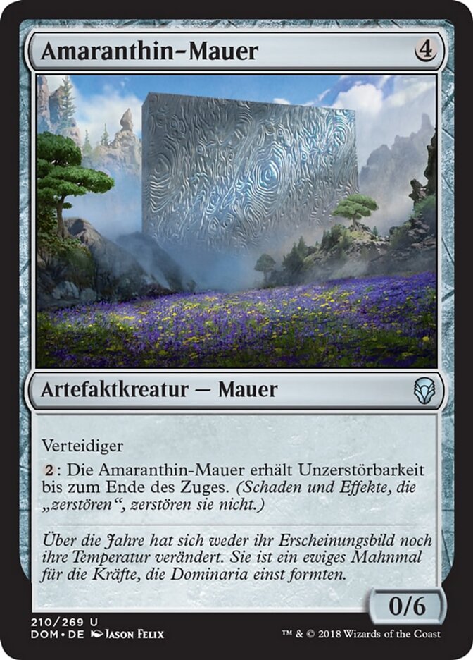 Amaranthin-Mauer