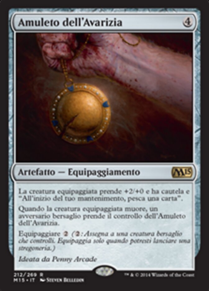 Amuleto dell'Avarizia
