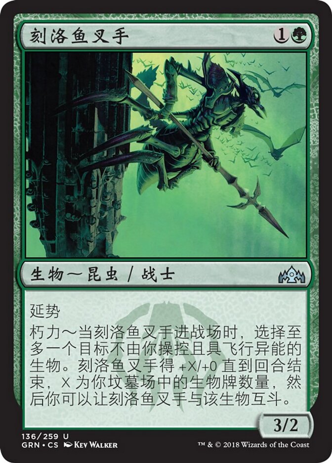 刻洛鱼叉手