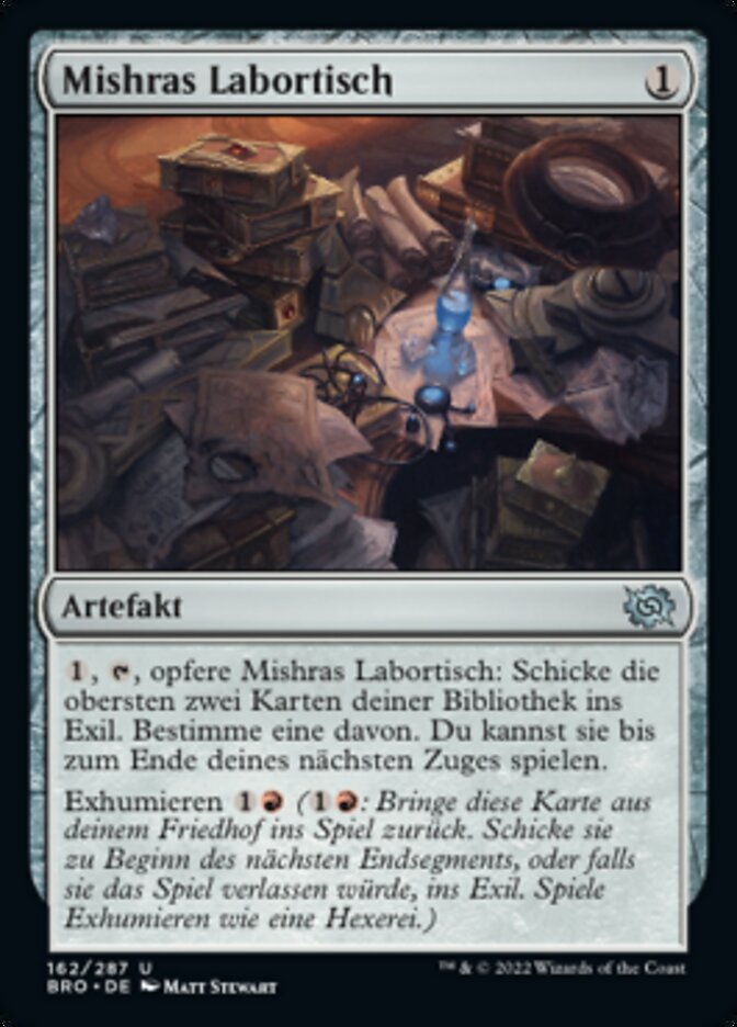 Mishras Labortisch