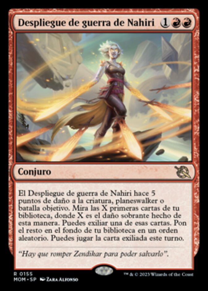 Despliegue de guerra de Nahiri