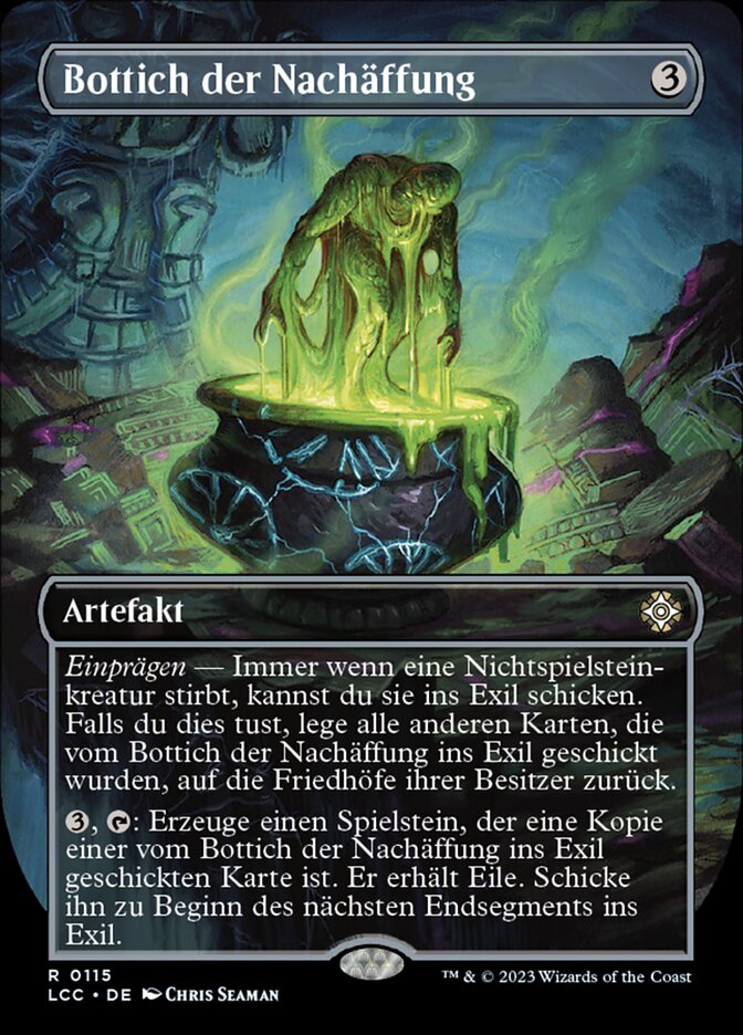 Bottich der Nachäffung