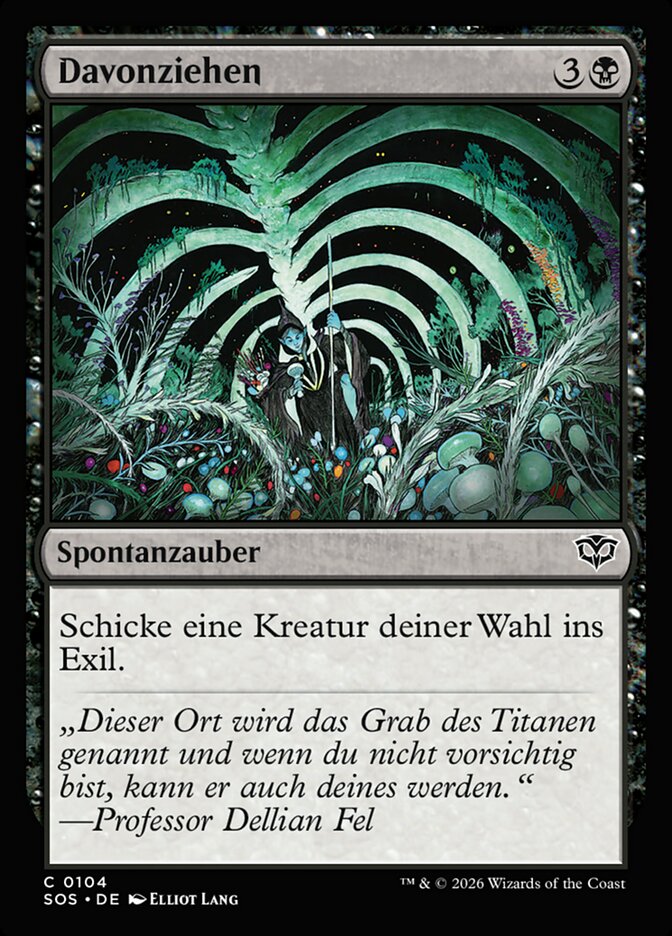Davonziehen