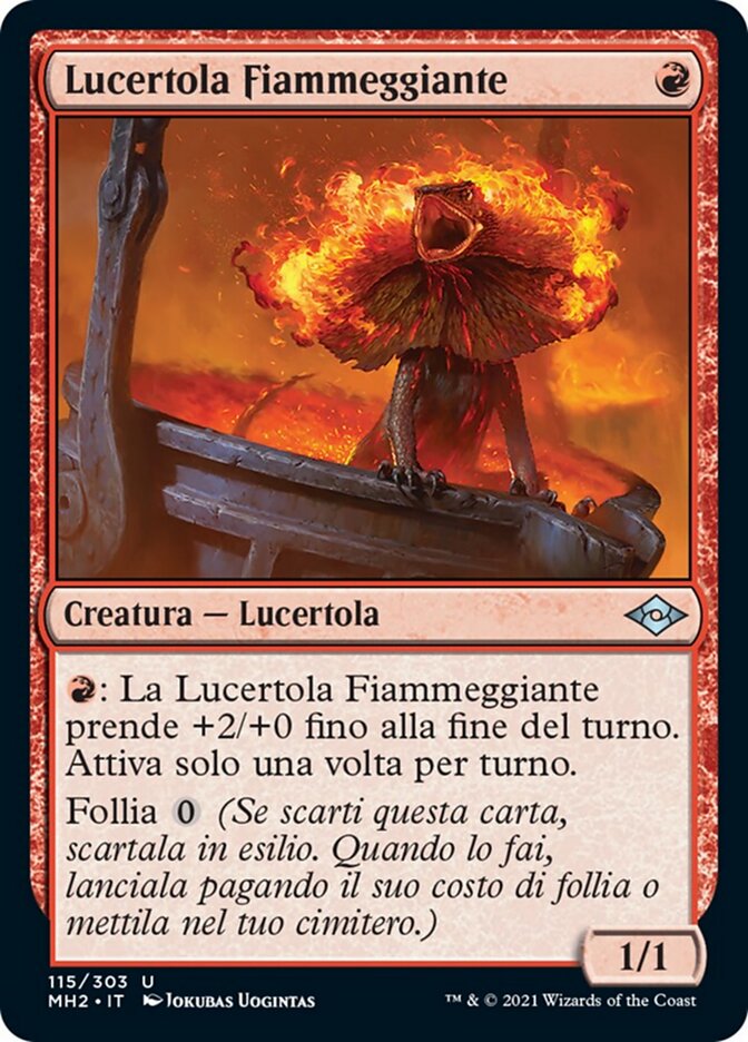 Lucertola Fiammeggiante