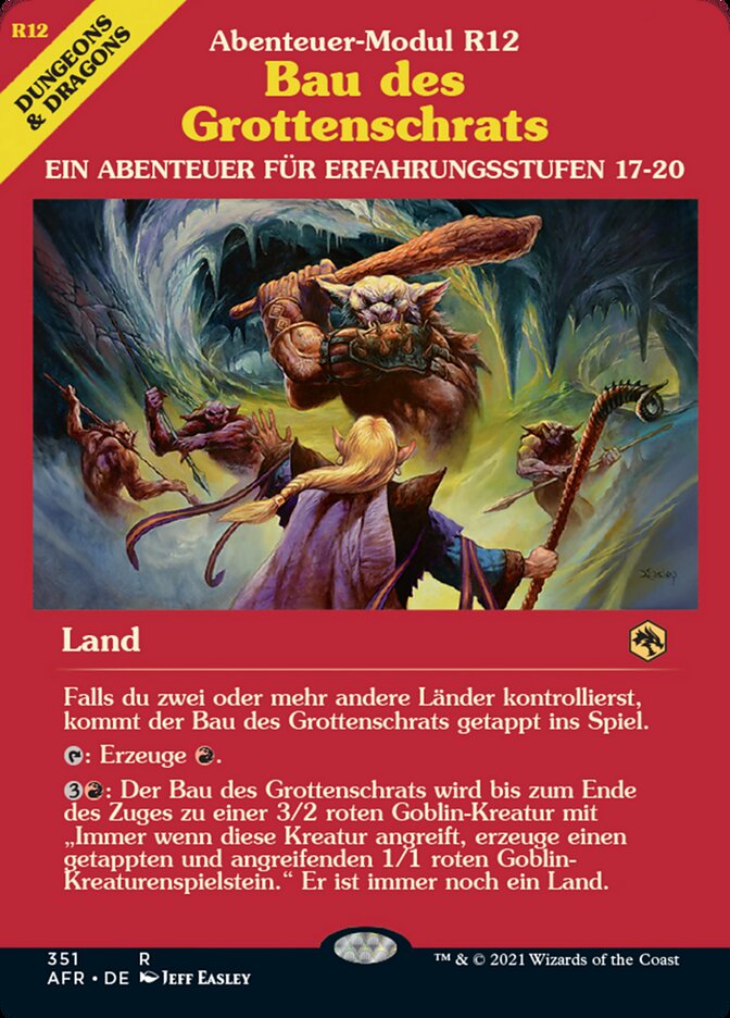 Bau des Grottenschrats