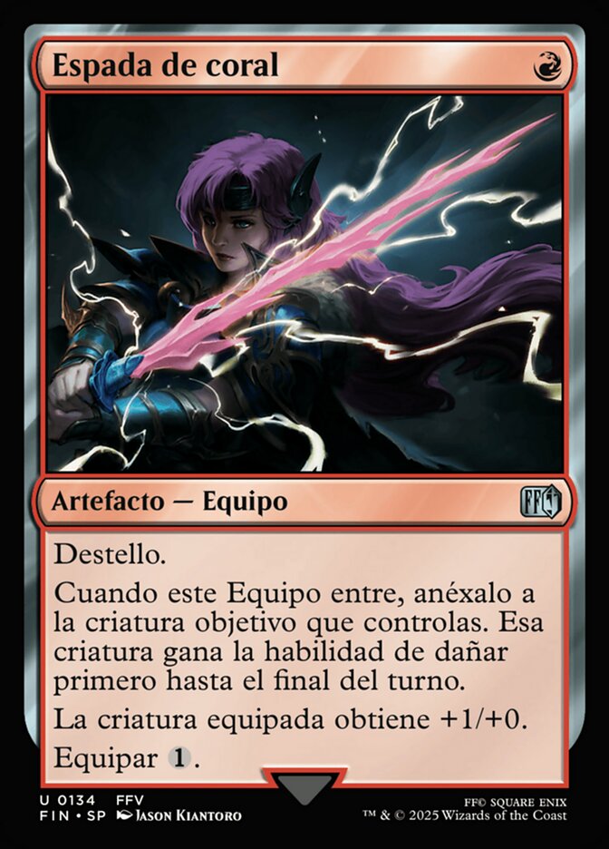 Espada de coral