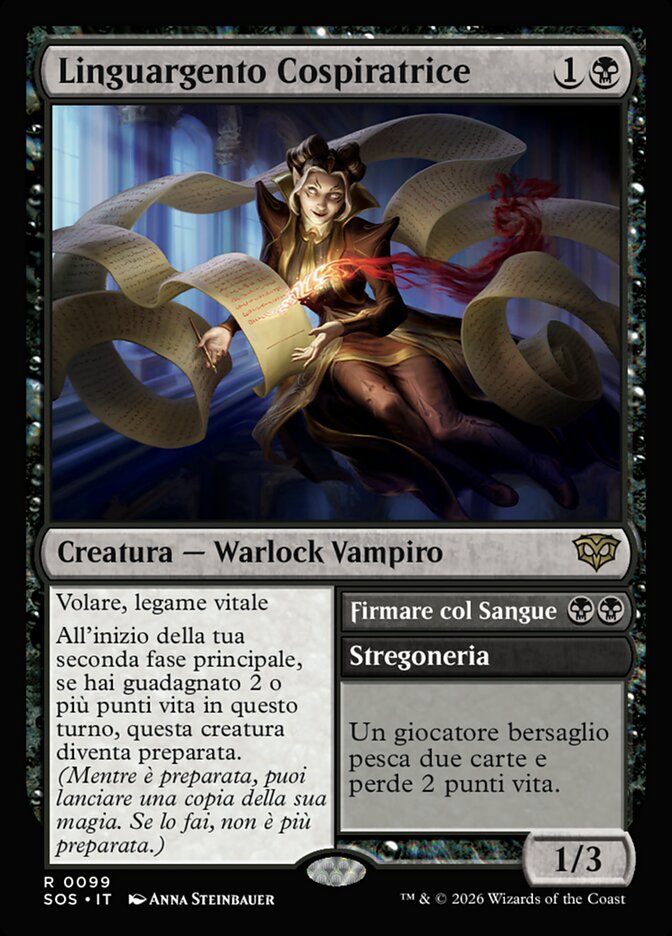 Scheming Silvertongue // Sign in Blood