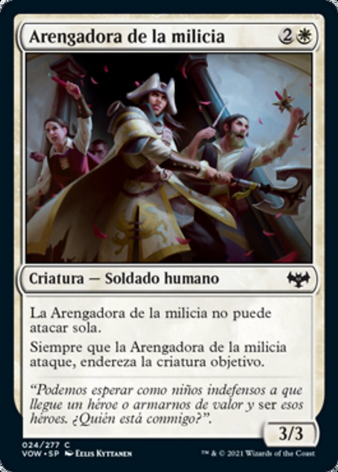 Arengadora de la milicia