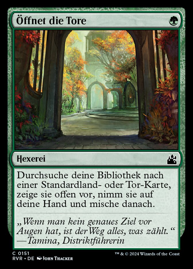 Öffnet die Tore