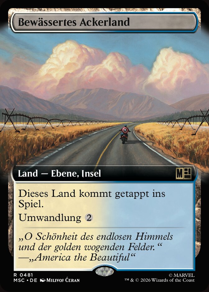 Bewässertes Ackerland