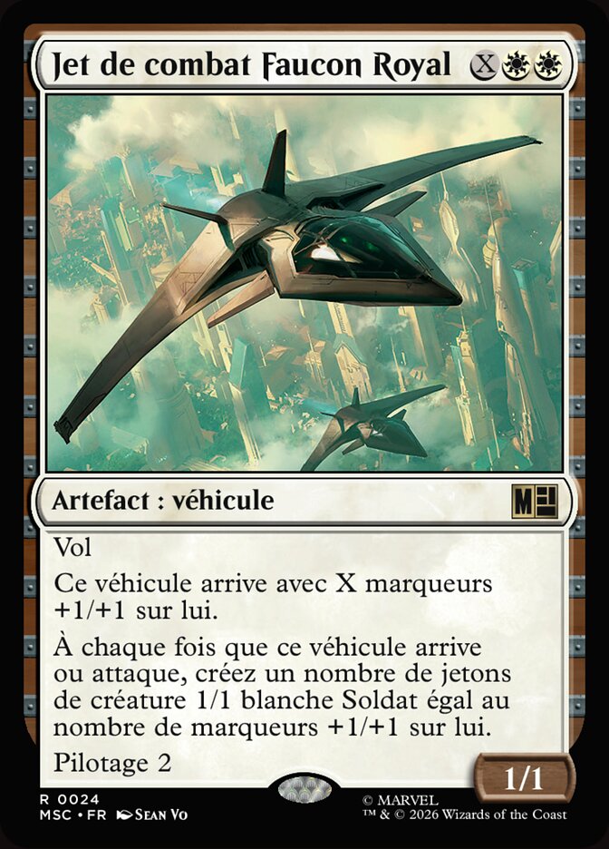 Jet de combat Faucon Royal