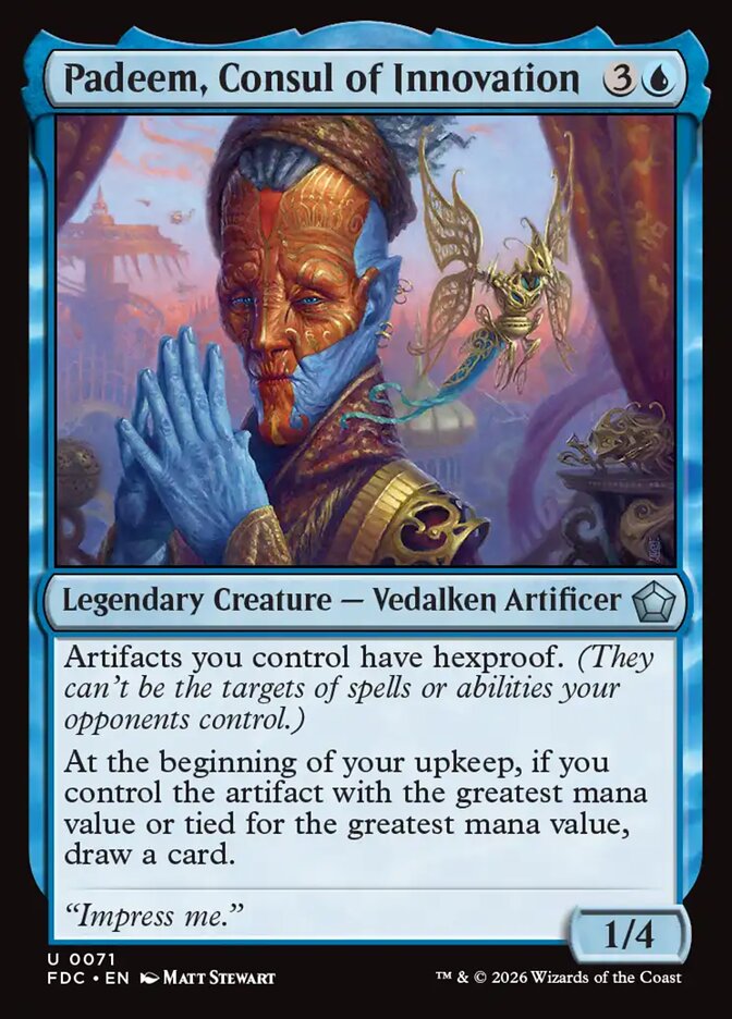 Padeem, Consul of Innovation