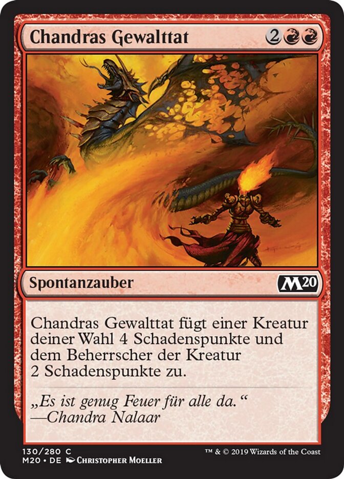 Chandras Gewalttat