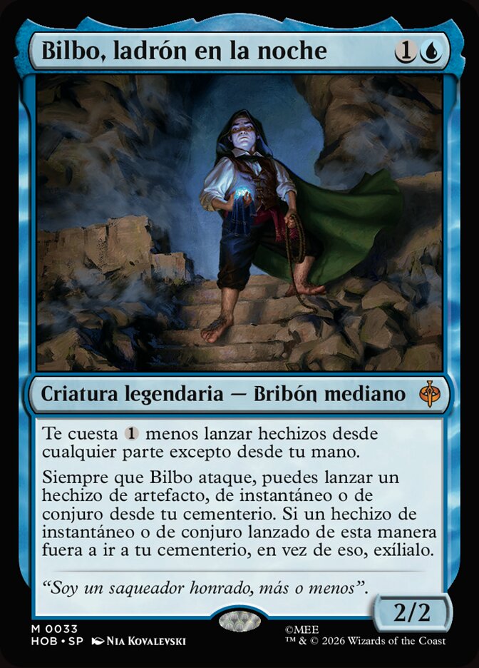 Bilbo, ladrón en la noche