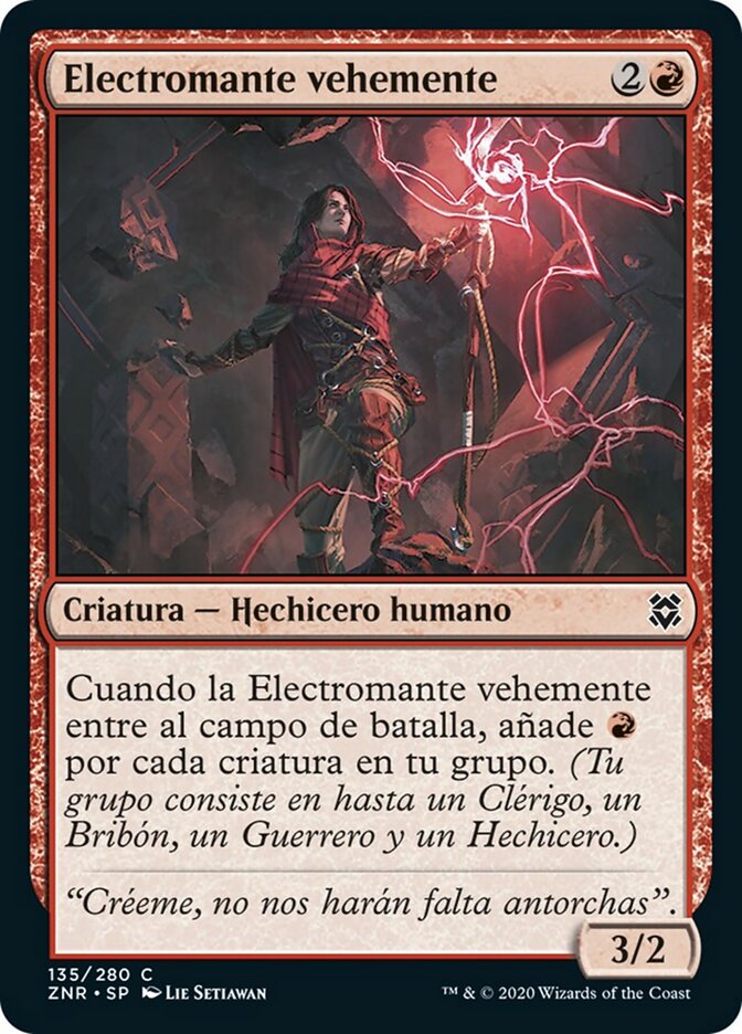 Electromante vehemente
