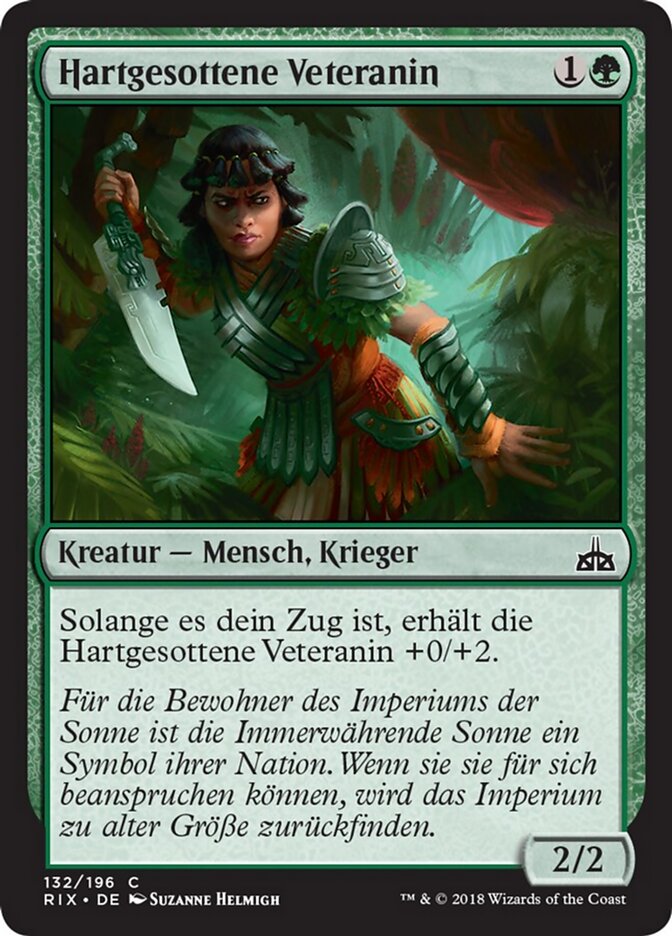 Hartgesottene Veteranin