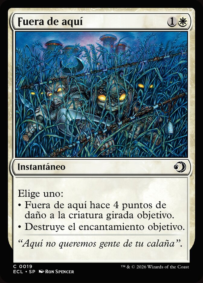 Fuera de aquí