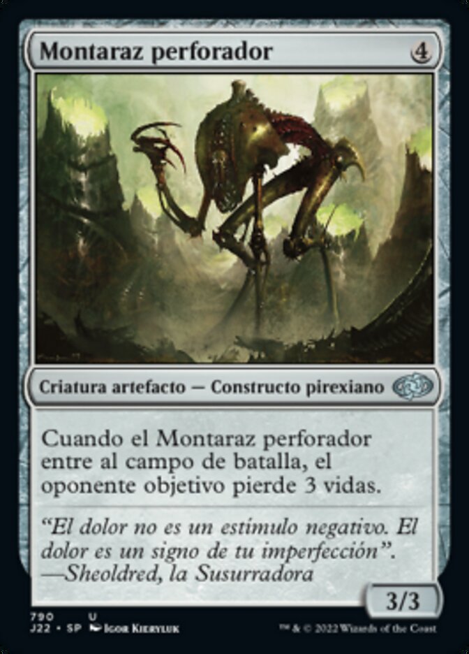 Montaraz perforador