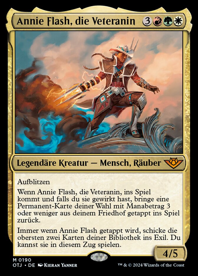 Annie Flash, die Veteranin