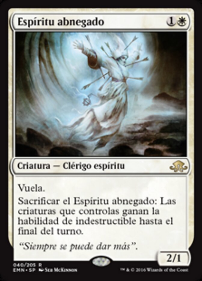 Espíritu abnegado