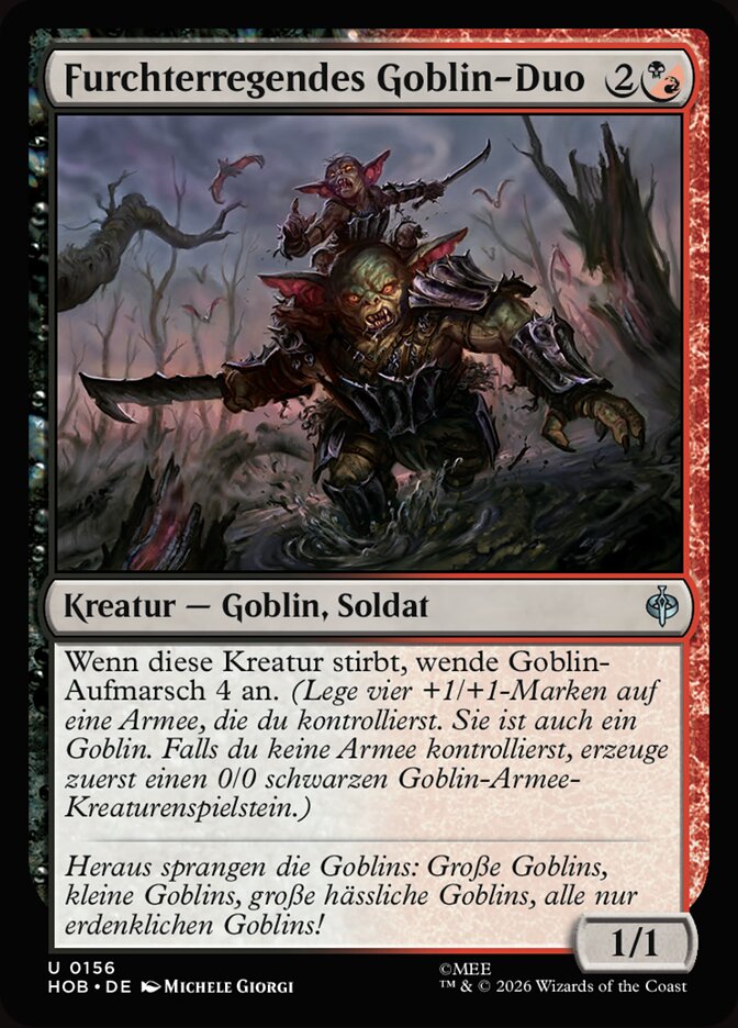 Furchterregendes Goblin-Duo