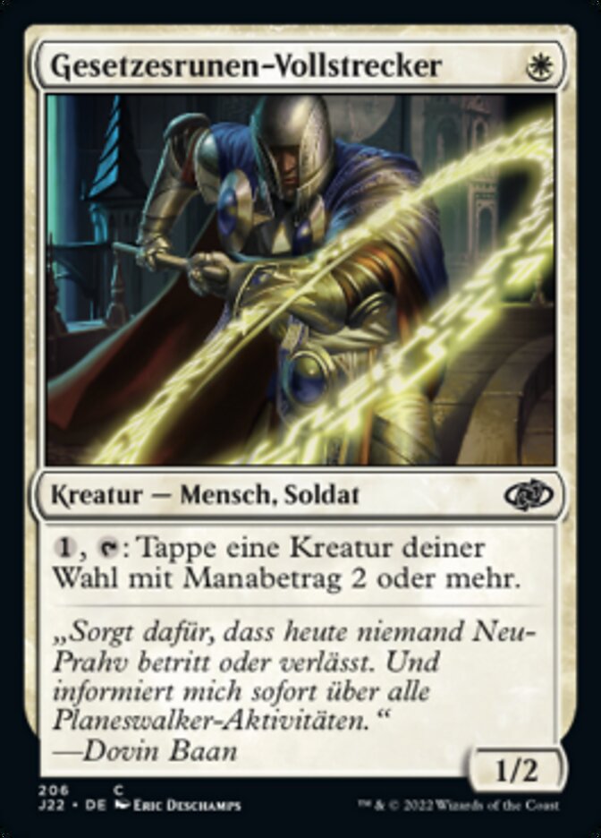 Gesetzesrunen-Vollstrecker