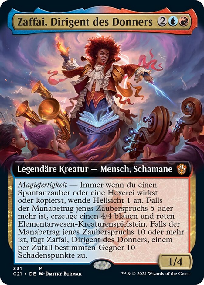 Zaffai, Dirigent des Donners
