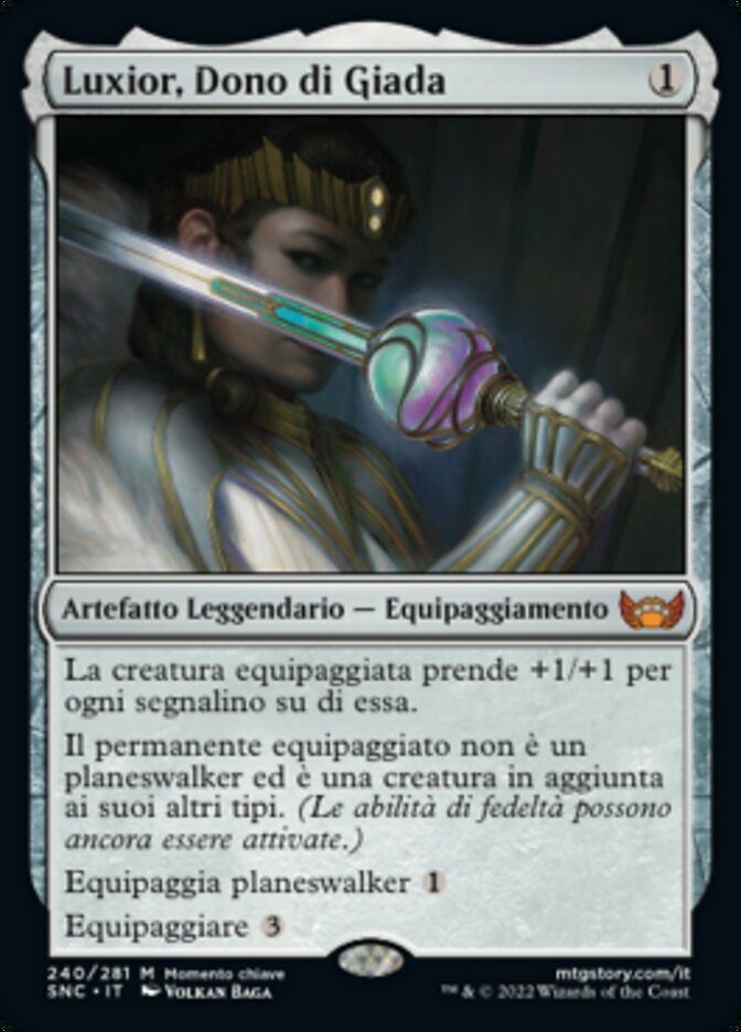 Luxior, Dono di Giada
