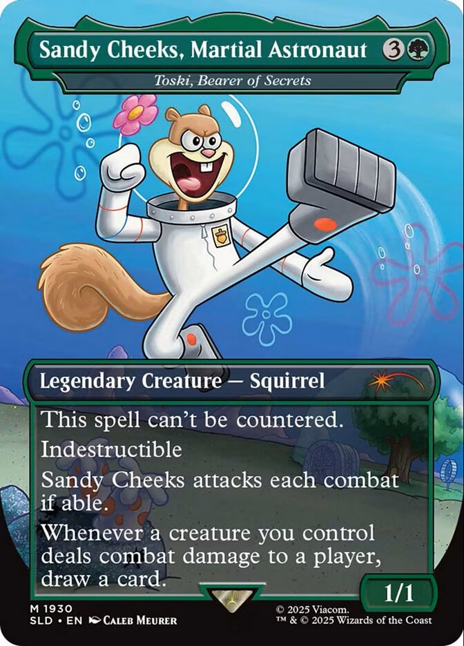 Sandy Cheeks, Martial Astronaut