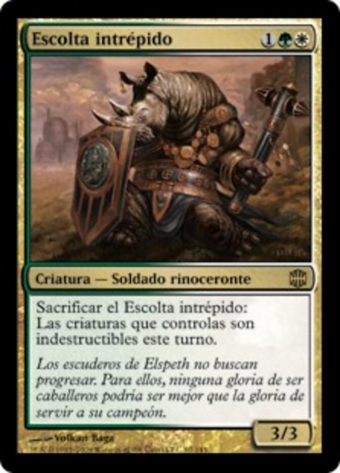 Escolta intrépido