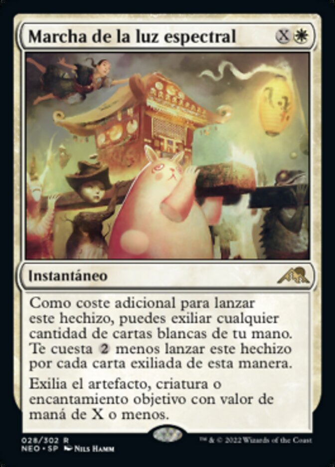 Marcha de la luz espectral